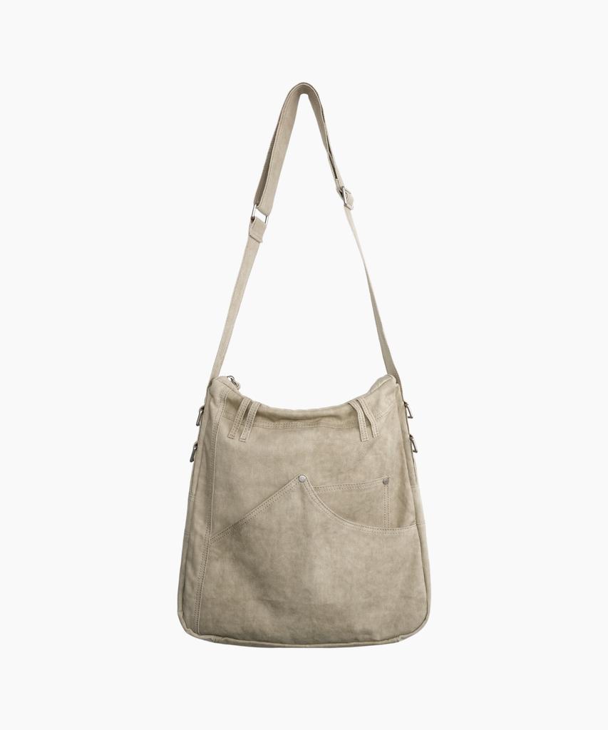 Doffjason Cotton Washed Storage Bag Beige
