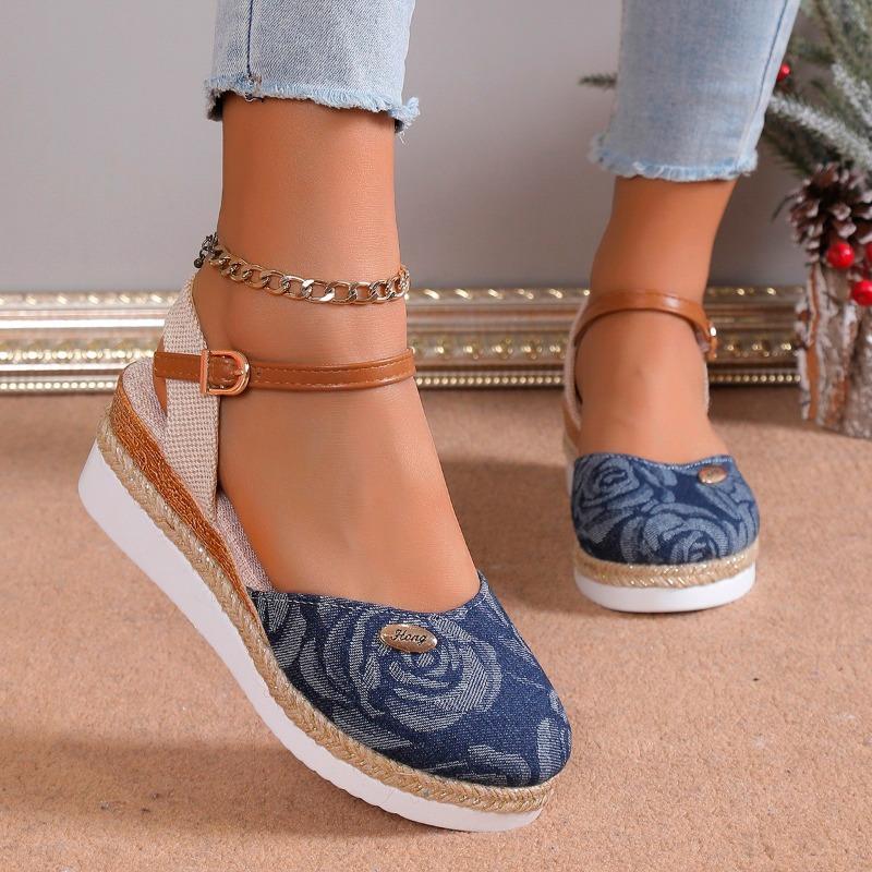 Women's Wedge Sandals  High Quality New Summer Shoes for Women Round Head Platform Female SandalsPlus Size Sandalias Mujer