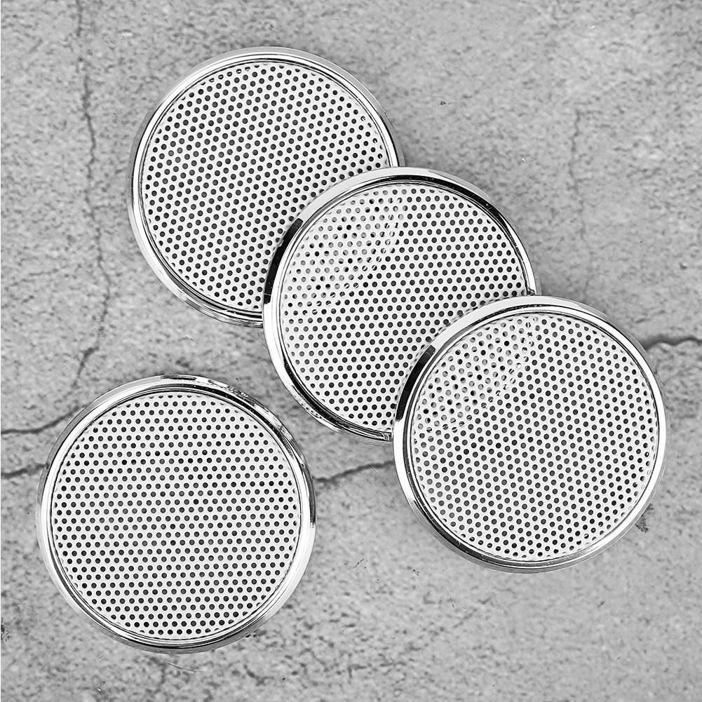 4 stuks 1 inch Audio Luidspreker Grille Beschermend Decoratieve Audio Luidspreker Wit Gaas Grille