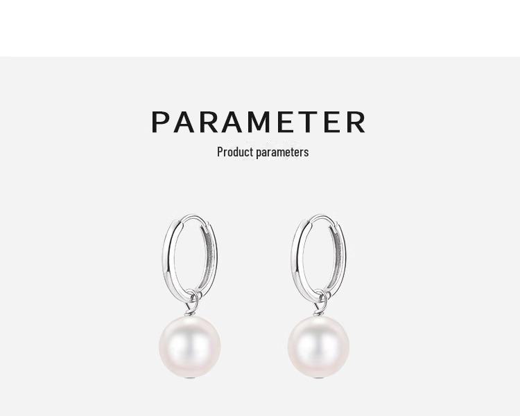 2023 New Light Luxury Pearl Earrings: 925 Sterling Silver, High-End Design, Perfect for Autumn/Winter.