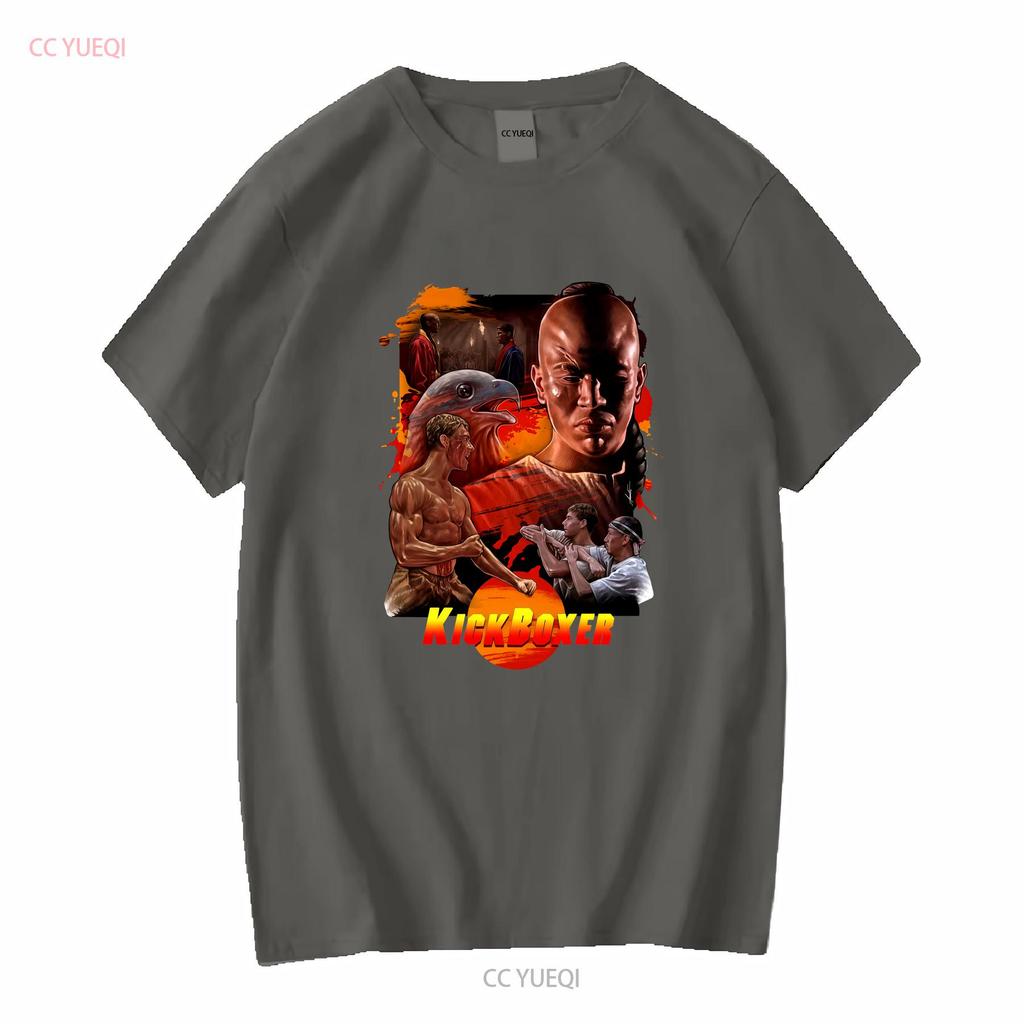 SALE Jean Claude Van Damme KickBoxer Movie T Shirt Heavy Cotton vintage Washed Breathable homme streetwear Slightly vintage
