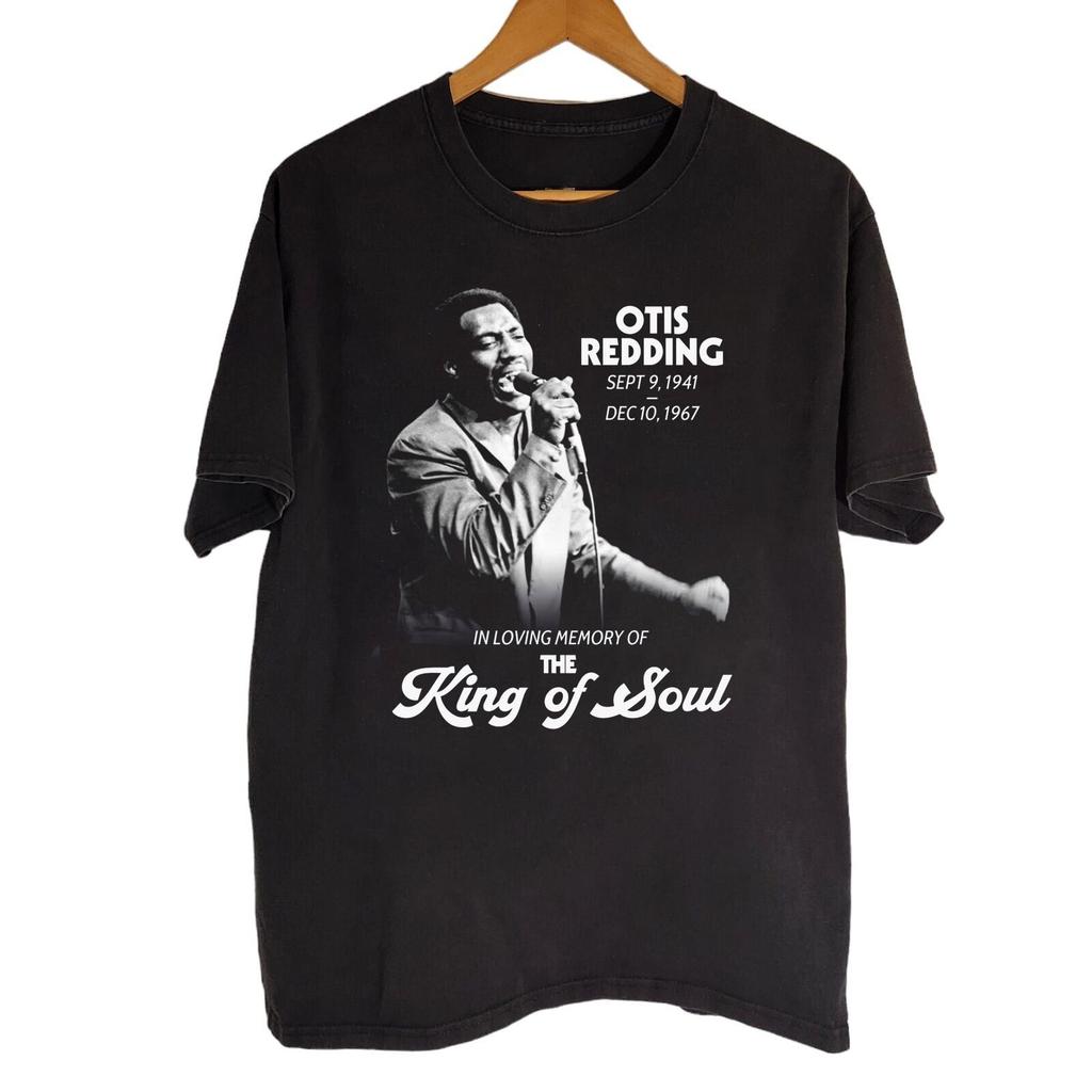 Otis Redding 19411967 Black Cotton Shirt Full Size S5xl Cl112