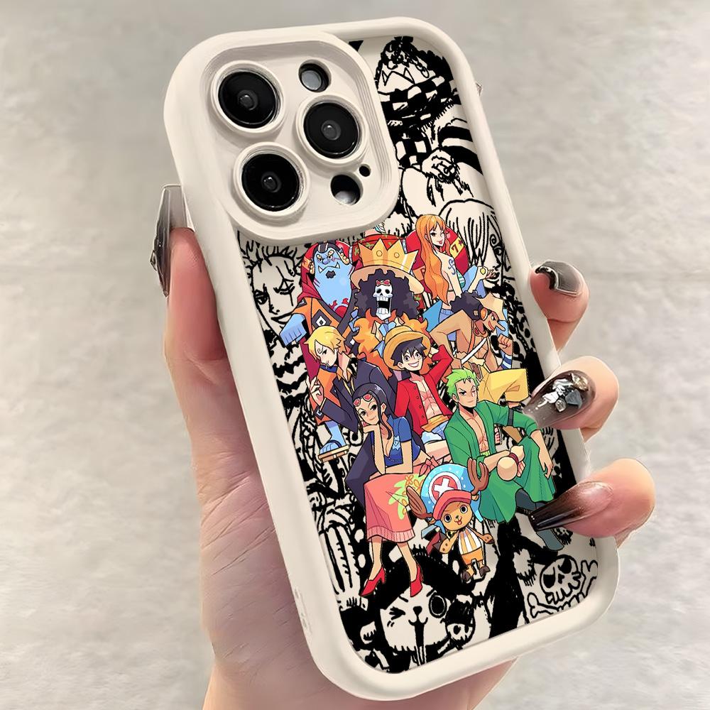 Ones Pieces Luffys Zoros Phone Case for Samsung S26 S25 S24 S23 S22 S21 S20 F06 M16 Note 20 FE Plus Ultra 4G 5G Soft Silicone