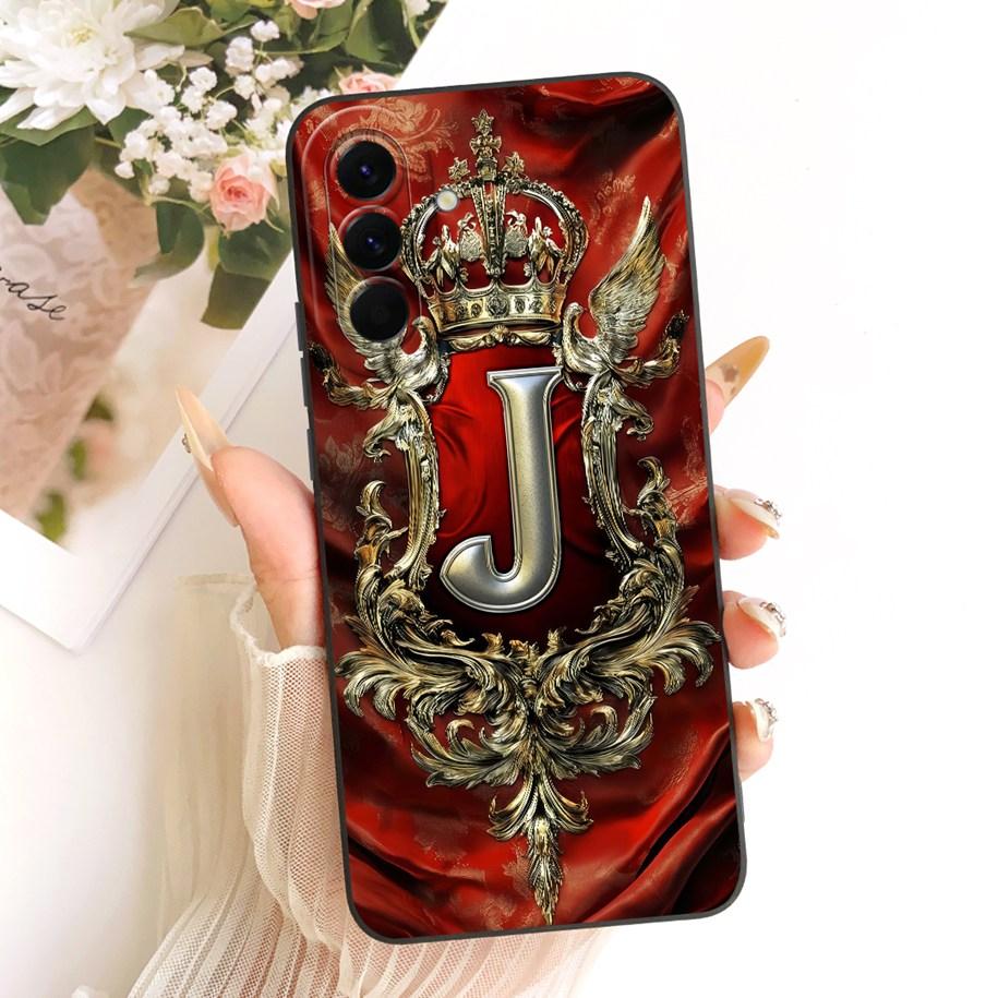 For Samsung Galaxy A57 A37 A17 5G Case SM-A176B SM-A376B SM-A576B Shockproof Cover Letter Crown Soft Funda For Samsung F17 Coque