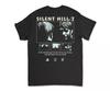 Tricou Negru Unisex Mărime Silent Hill 2 Imprimeu pe Spate Tricou Casual Bumbac Tricou Bumbac Casual cu Guler Rotund Negru
