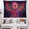 Large Cosmic Dragon Tapestry Wall Hanging Galaxy Art Fantasy Creature Decor 180x280cm Modern Home Decor Poster