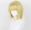 LAOBAO Cosplay Wig, Blonde Bob, Heat Resistant, Costume Wig, Party, Festival, Halloween, Fancy Dress (Kurapika)