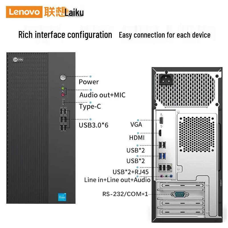 Lenovo Lecoo D4900 Business & Home Desktop PC (CN Version)