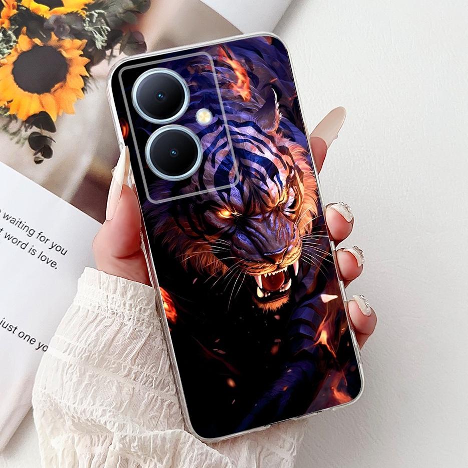For Vivo Y78 Plus 5G Case V2271A New Luxury Painted Cover Soft Slim Phone Case For Vivo V29 Lite V29LIte V2244 Y78+ Fundas Coque