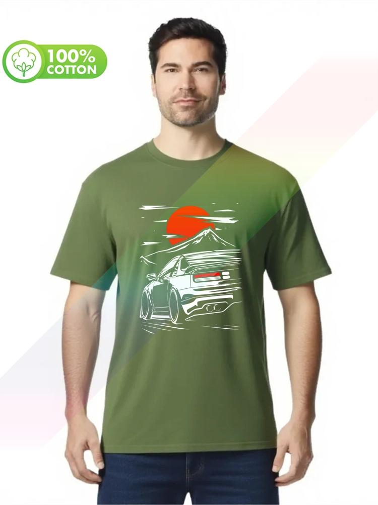 100 cotton round neck heavy weight Unisexs Tshirt Leisure 300zx Z32 Fairlady Z S3XL Tops Tees