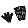 9 Pieces Surfboard Traction Pad, Full Size, Grip, for Longboard Shortboard (Black)