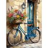 Bicycle Diamond Painting Painting Set, 5D DIY Rhinestone Cross-stitch Crafts and Crafts, Decorative Home Wall Mural Ornaments