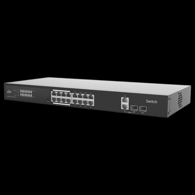 Uniview 16-Port Gigabit Cloud Managed Switch CN Plug (adapter Included)