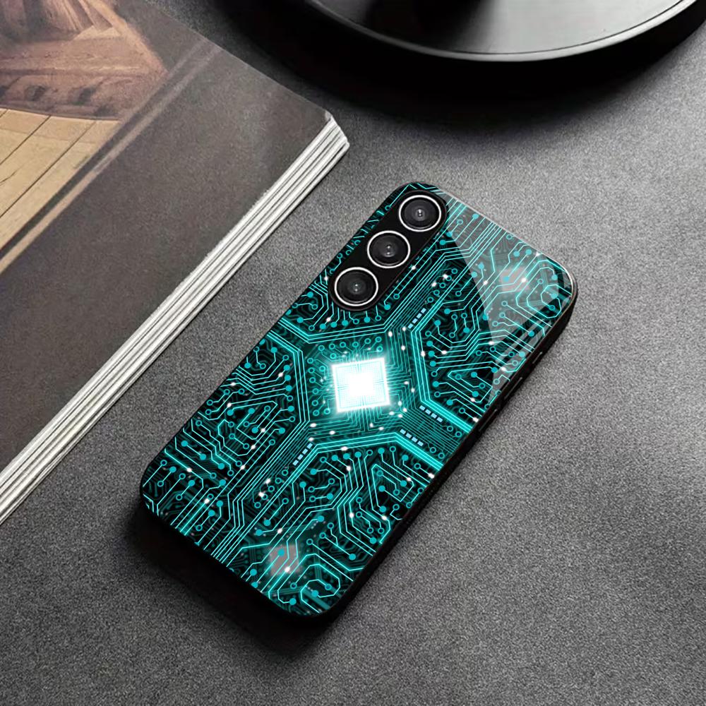 Nádherný luxusný prémiový obal na telefón Sklenený TPU obal na telefón pre Samsung Galaxy S26 S25 S24 S23 S22 S21 FE, Ultra, Plus Odolný voči pádu