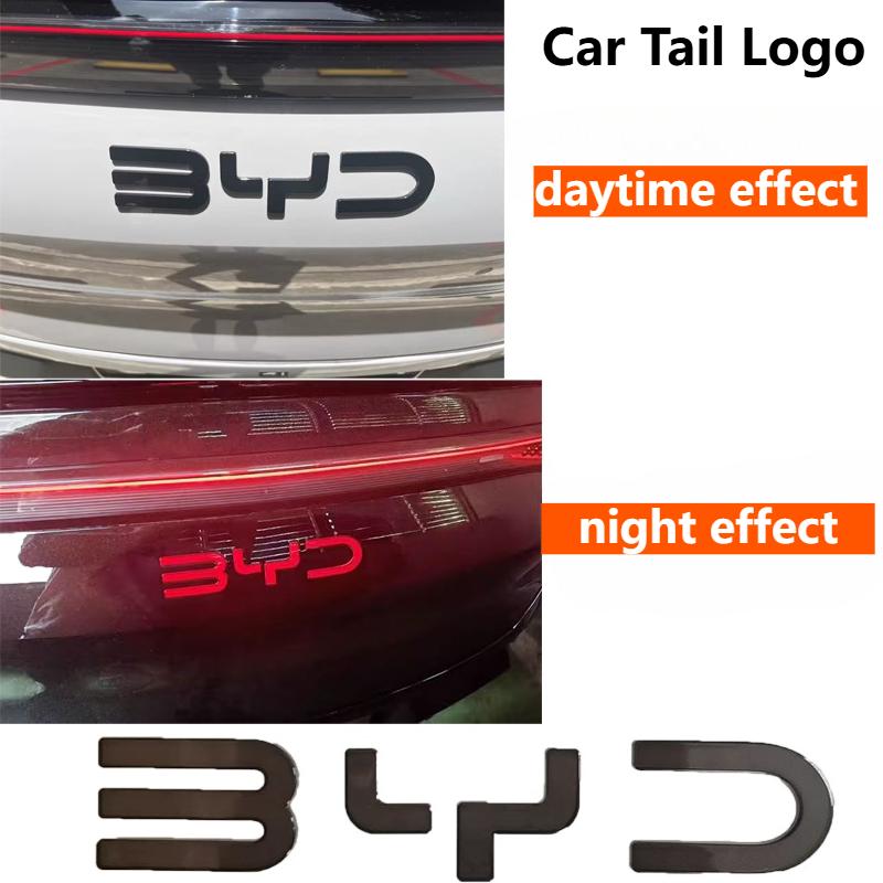 Do BYD Sealion 07 EV Przód Tył Przyciemniany Emblemat Czarny Wojownik Styl Dymione Logo BYD Akcesoria do Modyfikacji