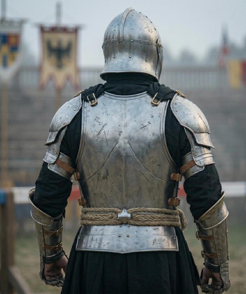 Handgefertigte Vollkörper-Barbuta-Ritter Stahlrüstung Mittelalterliches Outfit