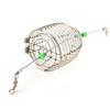 Fish Small Stainless Steel Wire Fish Bait Trap Basket Fishing Tackle Lure Cage