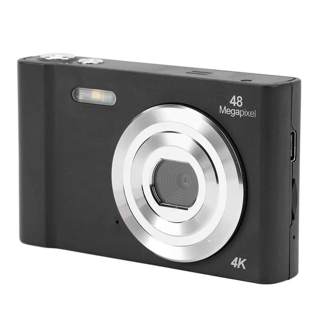 4K Digital Camera for Teens Kids 48MP 1080P HD 2.4 Inch Screen 16X Digital Zoom Compact Camera for Photography Travel