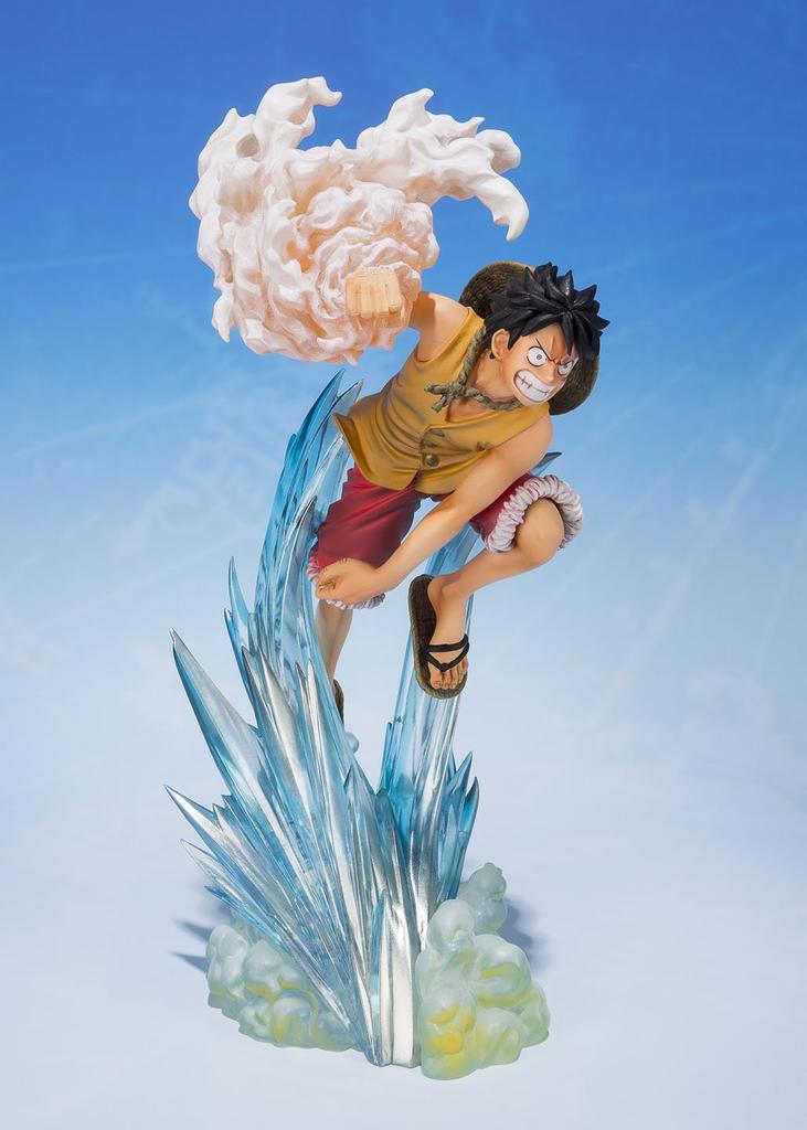 TAMASHII NATIONS Figuarts ZERO ONE PIECE Monkey Luffy Cirka 190 mm målad färdig figur D. -Brother's Bond- PVC&ABS