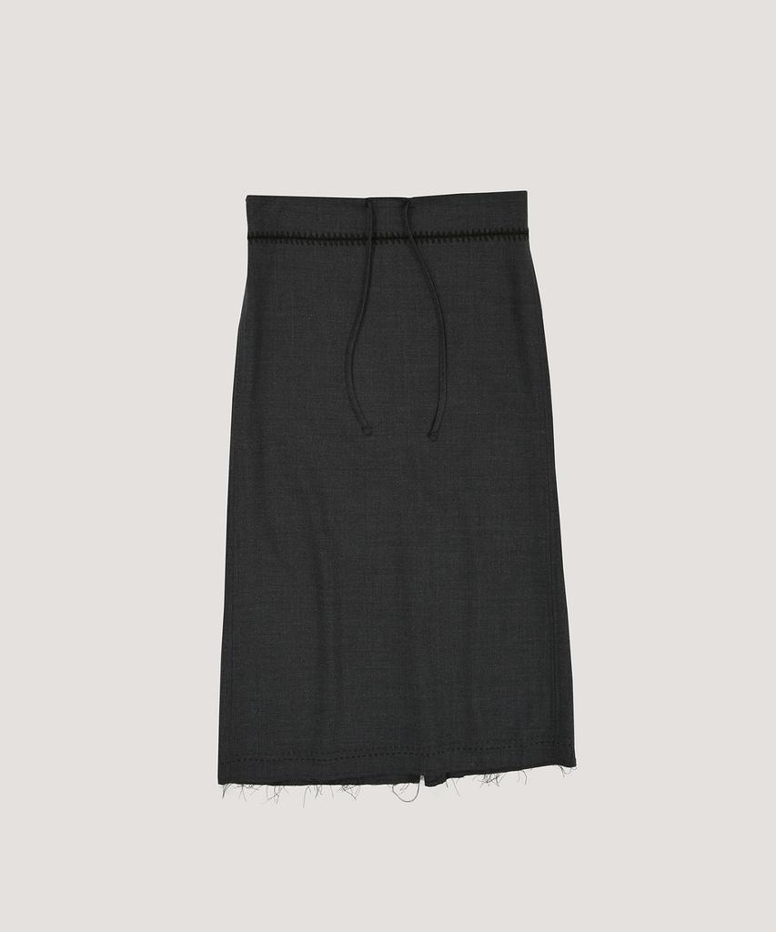 Beleuso Embroidered Wool Skirt