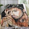 G-George Michael Überwurf Weicher Flanell-Überwurf Sommerdecke Leichte Gemütliche Nickerchen-Decke für Sofa Bett Reisen