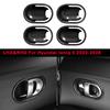 4PCS Auto Trim Inner Door Handle Bowl Cover Decoration Accessories ABS Material For Hyundai IONIQ 5/IONIQ 5 N 2022-2025 LHD RHD