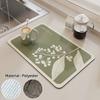 Antiskid Coffee Machine Drain Pad Large Kitchen Absorbent Mat Tableware Dish Draining Mats Quick Dry Drying Mat Faucet Placemat