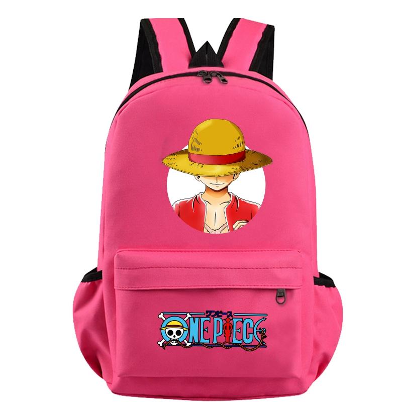Anime One Piece Rucksack für Jungen und Mädchen, Schulanfang, große Kapazität, Rucksack, Büchertasche, Reisetasche, Mochila, Geschenke für Kinder