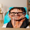 2025 New Pedro Pascal Actor Star Art Flannel Blanket,Cozy Soft Throw Blanket for Home Bedroom Bed Sofa Picnic Cover Kids Gift