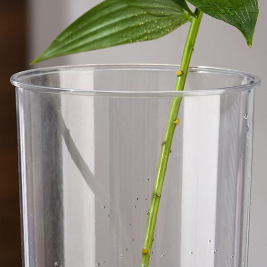 Clear Flower Vase for Centerpieces Shatterproof Tall Cylinder Plastic Vase for Wedding Event Home Office Table Decor