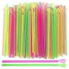 Pajitas para bebidas con cuchara 400 unidades para granizados y helados