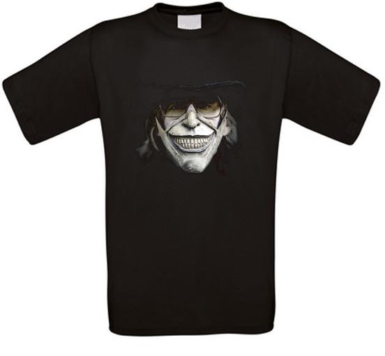 Black Horror Phone Kult Movie T-Shirt