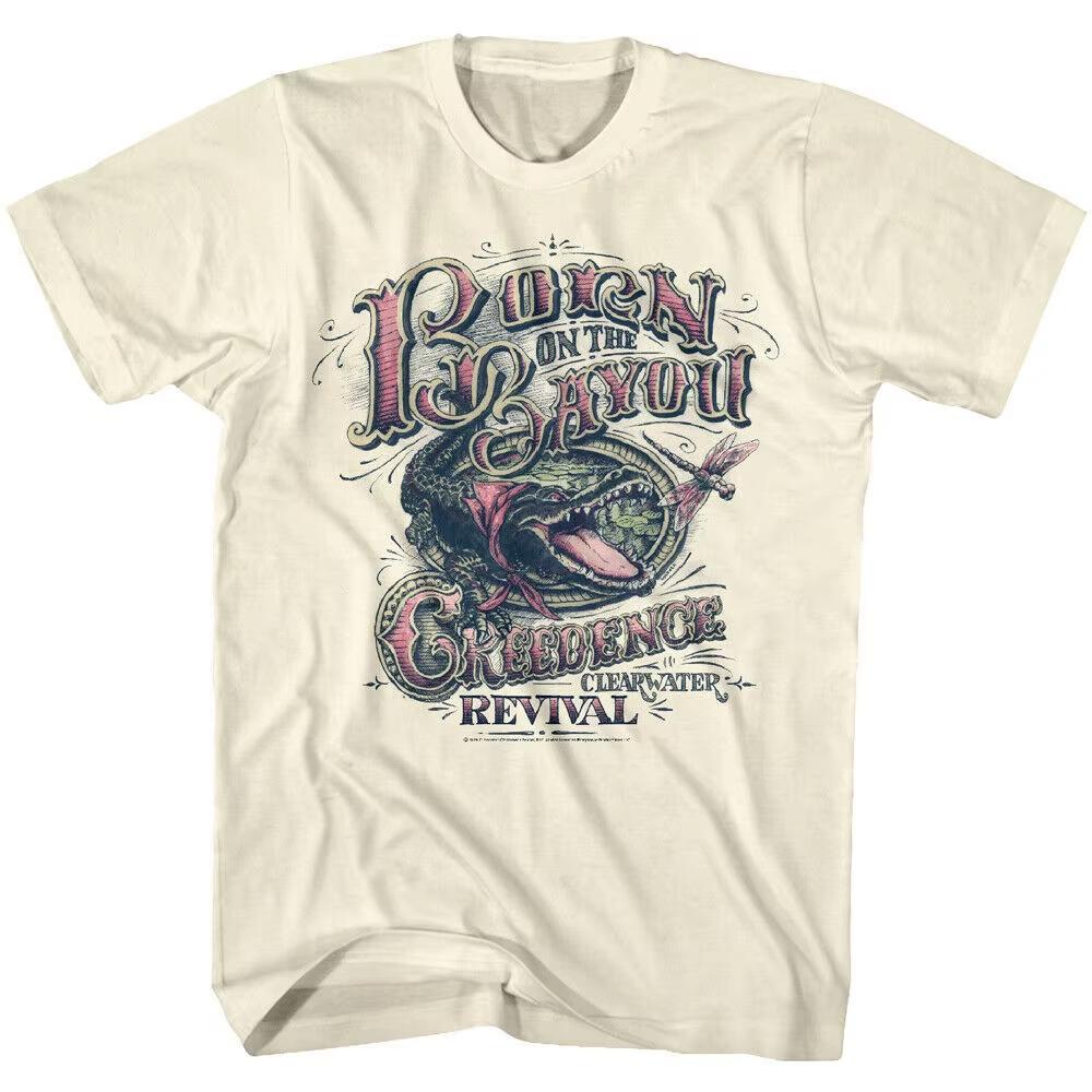 Fashion Creedence Clearwater Revival CCR Punk Classic T-shirt Unisex Men Women Short Sleeve Summer Round Neck Tee Streetwear