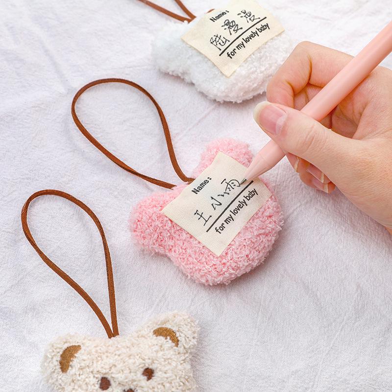 DIY Cartoon Bear Plush Keychain Pendant