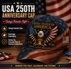 Neue Amerikanische Jubiläums-Baseballkappe D Digitaldruck Baseballkappe Amerikanische Retro-Kappe