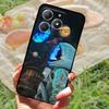 För Realme C61 4G Fodral Mode Tecknad Svart Silikon Mjuk TPU Baksida För Oppo Realme C63 Skyddande Fundas Coque Fodral