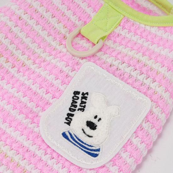 Dog Shirts Summer Printed Puppy Clothes Soft Breathable Pullover T Shirt with D-Ring for Small Medium Dogs Cats