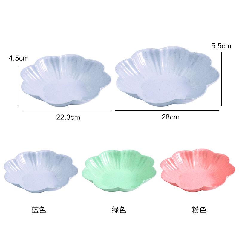 3pcs Food Fruit Plate Nut Garbage Dish Organizer Dry Fruit Holder Storage Box