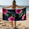 Leaf Pattern Microfiber Beach Towel Quick Dry Soft Bath Blanket Lightweight Portable Towel For Beach Pool Summer Holiday Travel