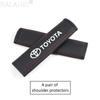 AMK1   Car Headrest Neck Pillow Seat Belt Shoulder Pads For Toyota Camry Auris Corolla Yaris Aygo RAV4 Prius Hilux Avensis Land Cruiser