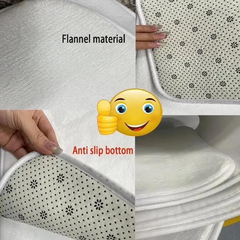 Creative Dollar Bill Print Floor Mat Non Slip Rug for Bedroom Living Room Kitchen Entrance Durable Washable Carpet Home Decor