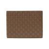 GG Embossed Bi-Fold Wallet Brown Leather Card Holder Billfold for Men Daily Business 278596-BMJ1N-2527