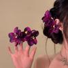 Simulierter Blummen-Haarclip Hawaiianische Blumendekor Seite Haarnadel Haar