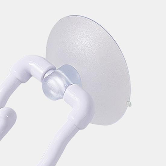 Suction Cup Hook 2-Hook Towel Hanger Punch-free Wall Hook Bathroom Kitchen Hook