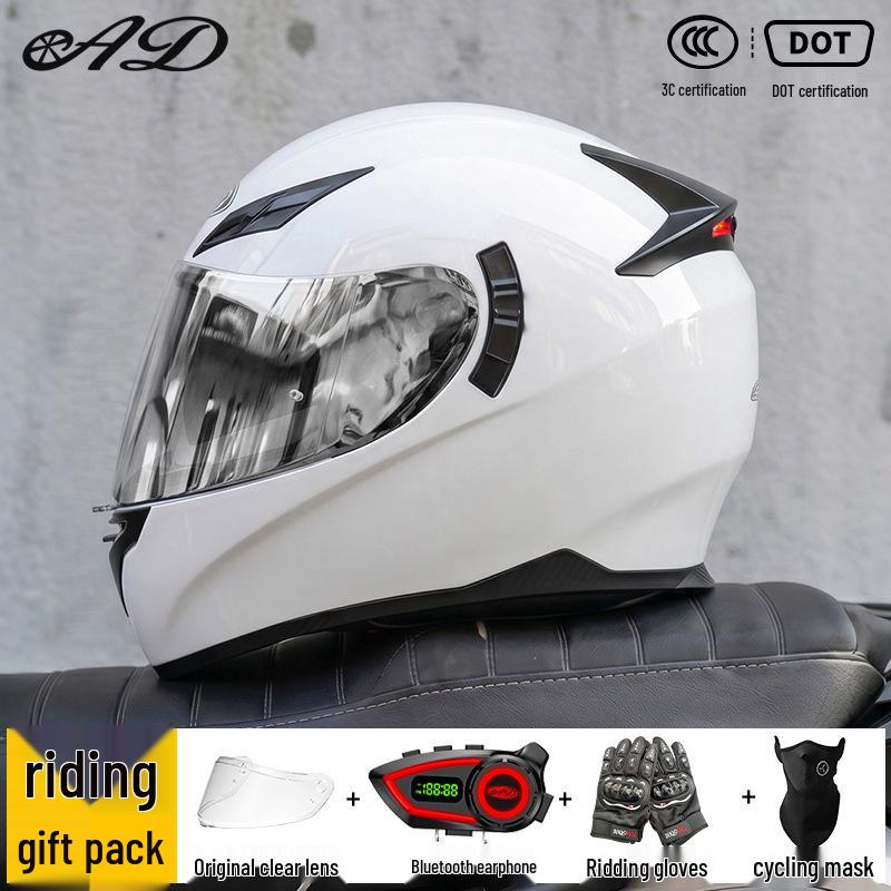 Bluetooth Flip-up Motorcycle Helmet, 3C Certified for Off-road and Electric Vehicles