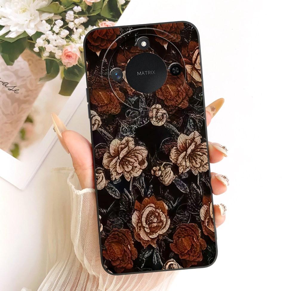 6.8'' For Honor X9c Smart Case Silicone Fashion Luxury Cute Cartoon Painted Cover For Honor X9c Smart Funda