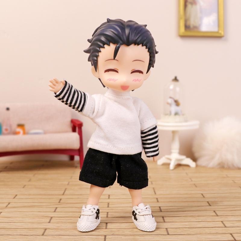 OB11 Kleidung Katzenpudding Pullover Kapuzenjacke Shorts Schuhe für Molly YMY GSC Körper 1/12bjd Puppenkleidung Spielzeug Kleidung