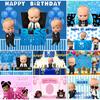 Boss Baby Motto Hintergrund Mädchen Junge Geburtstagsparty Kinderzimmer Dekoration Fotografie Hintergrund Benutzerdefinierter Name Poster Banner