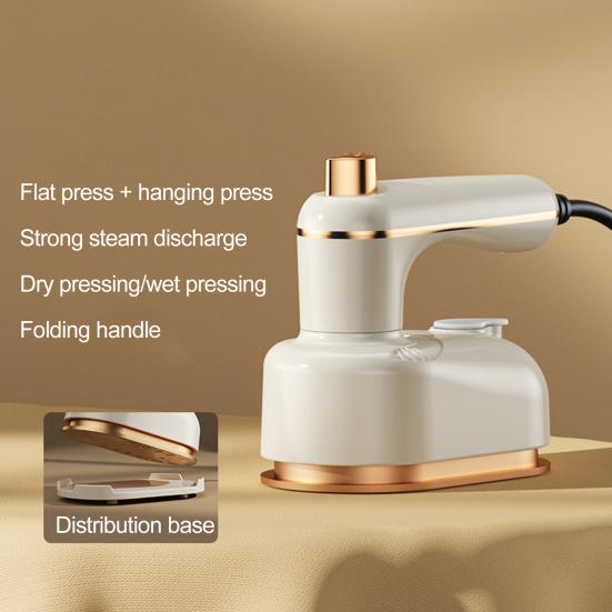 Yousheng Portable Handheld Travel Steam Iron Foldable Fast Heating Electric Heat Press Garment Small Hanging Ironing Machine for Dormitory Clothes