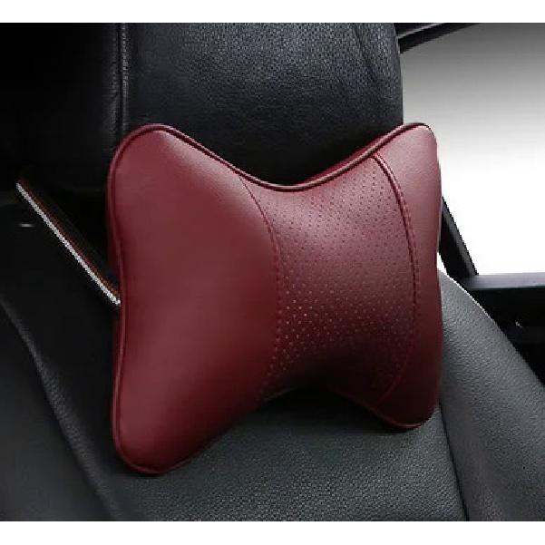 Artificial Leather Car Neck Pillows Support Comfortable Universal Single Headrest Fit For Most Auto Accessories Fills
